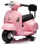 Sähköskootteri lapsille Vespa 35W, vaaleanpunainen Sun Baby