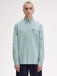 Fred Perry Cotton Oxford Shirt, Silver Blue