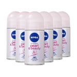 Deo Roll On Pearl & Beauty 6 x 50 ml