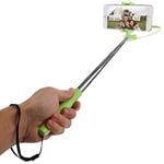 Qazwsxedc For you Lzw Mini Multifunction Wire Controlled Extendable Selfie Stick Monopod, For iPhone, Galaxy, Huawei, Xiaomi, HTC, Sony, Google and other Smartphones of Android or iOS(Black) XY