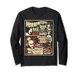 Vintage Horrorfest Poster Halloween Movie Old Time Horror Long Sleeve T-Shirt