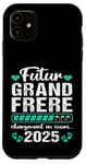 Coque pour iPhone 11 Futur Grand Frère 2025 Annonce Naissance Grossesse Cadeau