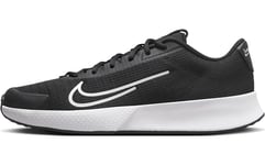 Nike Men's M Vapor Lite 2 Hc Tennis Shoe, Black White, 7 UK