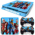 Kit De Autocollants Skin Decal Pour Console De Jeu Ps4 Slim Full Body Fortnite Fortnite, T1tn-Ps4slim-6024