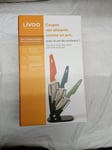 LIVOO  Bloc 3 couteaux céramique avec support Multicolore