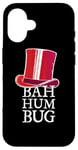 Coque pour iPhone 16 "Bah Humbug" est Humour de Scrooge Un Blague Anti Noël Drôle