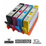 4 NonOem 364 XL INK CARTRIDGES for HP Photosmart 6510 5510 5515 6520 7510 7520