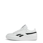 Reebok Club C Revenge MU, Sneaker Homme, White White Black, 34.5 EU