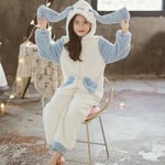 Sanrioed Plysch Anime Cinnamoroll Vinter Flanell Barn Rompers Flicka Pojke Toddler Jumpsuit Spädbarn Kläder Pyjamas Barn Jumpsuit Present 130cm