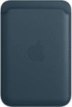 Apple iPhone 12 - iPhone 16 Leather Magsafe Wallet Baltic Blue