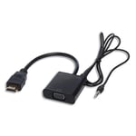 APM Convertisseur HDMI Mâle / VGA Femelle 590472 - 10 cm noir