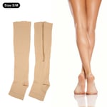 (Skin Color S M)Compression Socks Decompression Pain Relief Pressure Socks For