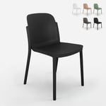 Ahd Amazing Home Design - Chaise de cuisine salle à manger restaurant au design moderne Helene Couleur: Noir