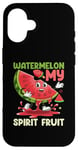 Coque pour iPhone 16 Joli jeu de mots à la pastèque - My Spirit Fruit