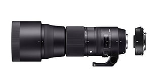 Sigma ZB955 150 - 600 mm F5-6.3 DG OS HSM Contemporary Lens with TC-1401 Converter Kit for Nikon Camera-Black