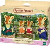 Sylvanian Families - La famille Girafe - Set 4 figurines - Plongez dans l'univers de la famille Sylvanian - Figurines animaux miniatures - Jouet enfant 3 ans et + pour développer imagination - 5639