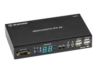 Black Box Mediacento Ipx 4K Receiver - Video/Ljud/Infraröd/Usb/Seriell Förlängare - Mottagare - 1Gbe, Fibre Channel - Usb - Fiberoptisk, 1000Base-T - Upp Till 10 Km