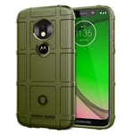 Motorola Moto G7 Play anti-shock grid case - Green Vihreä