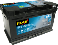 FULMEN - Batterie voiture Start & Stop 12V 80AH 800A (n°FL800) - Réf. 404570