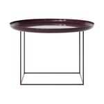 NORR11 Duke coffee table medium Lacquered maroon