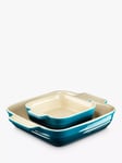 Le Creuset Stoneware Square Oven Dish, Set of 2