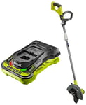 Ryobi RY18EGA-0 18V ONE+ Cordless 22cm Edger (Bare Tool), 18 V & RC18150 18V ONE+ Cordless 5.0A Battery Charger