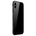 Sulada Tempered Glass Cover (iPhone Xr) - TPU- Skal-  - Svart