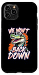 Coque pour iPhone 11 Pro We Won't Back Down Vintage Swamp Gator