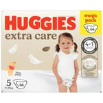 Huggies Extra Care Baby, 66 blöjor, med Disney-mönster Storlek 5 (12-17 kg)