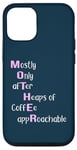 iPhone 15 Funny Mom Pun Crossword Puzzle Coffee Mother Case