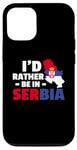 Coque pour iPhone 15 Pro Drapeau Serbie Balkan