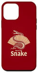 iPhone 12 mini Happy Chinese New Year 2025 Year of the Snake Fan Case