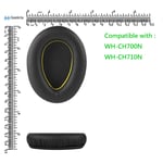 Geekria Replacement Ear Pads for Sony WH-CH700N, WH-CH710N Headphones (Black)