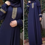 Muslim Ladies Dresses Abaya Prayer Maxi Dress Kaftan Jilbab Islamic Arab Robe