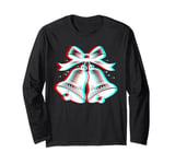 Christmas Bells EDM Raver Drop The Bass House Music Long Sleeve T-Shirt