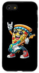 Coque pour iPhone SE (2020) / 7 / 8 Pizza Funny Rockstar Guitare électrique Musique Hommes Femmes Enfants