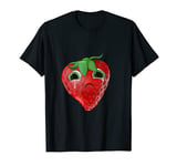 Sad Bitten Strawberry (D010-0199A) T-Shirt