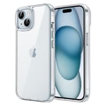 iPhone 15 plus - Stötdämpande TUNT Silikonskal (Floveme) Transparent