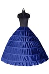 Jupon De Mariage Long À 6 Cerceaux Crinoline,Noir Et Blanc,Robe De Bal,Jupe Sous-Jupe,Demi-Jupe,Accessoires 2023