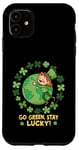 Coque pour iPhone 11 Go Green – Stay Lucky – Jour de la Saint-Patrick