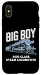 Coque pour iPhone X/XS Big Boy 4000 Locomotive à vapeur Locomotive Train Lover Lover