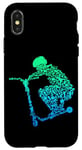 Coque pour iPhone X/XS Scooter Stunt Gift for Boys Kids Youth