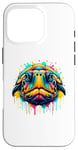 Coque pour iPhone 16 Pro Splash Art Tortue Marine Tortues Tortue Terrestre