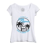 T-Shirt Femme Col Echancré Hotel California Musique Chanson Pop