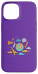 Coque pour iPhone 15 Merveilles du voyage mondial