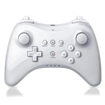 Pro-kontroller för Wii U, Ead trådlös handkontroll för Nintendo Wii U Dual Analog Game Remote Joystick (vit)