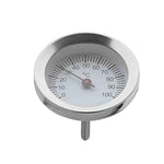 WMF 608566030 Vitalis Thermomètre de rechange pour cuiseur vapeur rond en acier inoxydable Cromargan poli résistant au four et à la chaleur jusqu'à 100 °C Acier inoxydable 18/10