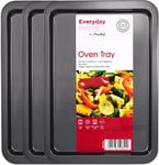 ProChef Brand Non-Stick Baking Tray Sets 3 x Oven Trays