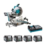 Makita LS003GD202-RA4X5 40v Max XGT Brushless 305mm Slide Compound Mitre Saw (4x