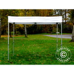 Tente pliante Chapiteau pliable Tonnelle pliante Barnum pliant FleXtents pro Exhibition 3x3m, blanc, M2 - Blanc